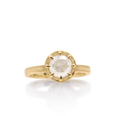 Sheer Milk Diamond Ring