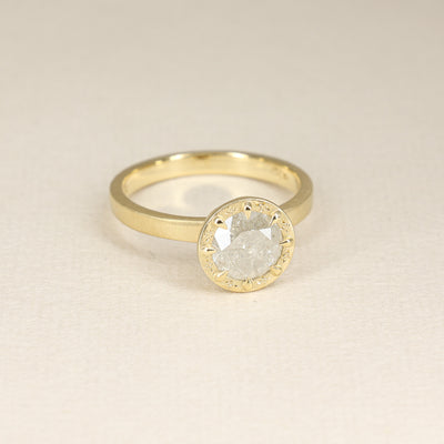 Sheer Milk Diamond Ring