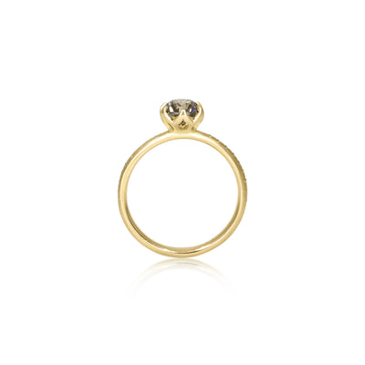 Chocolate Diamond Honeycomb Ring