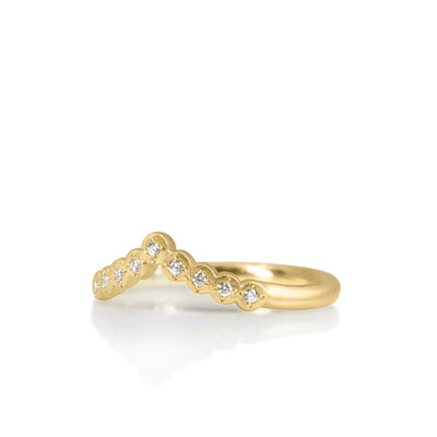 River Rocks Nesting Band in Gold