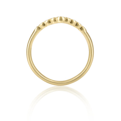 River Rocks Nesting Band in Gold