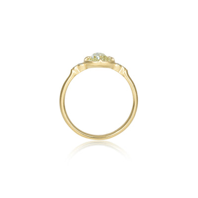 Pear Luna Ring