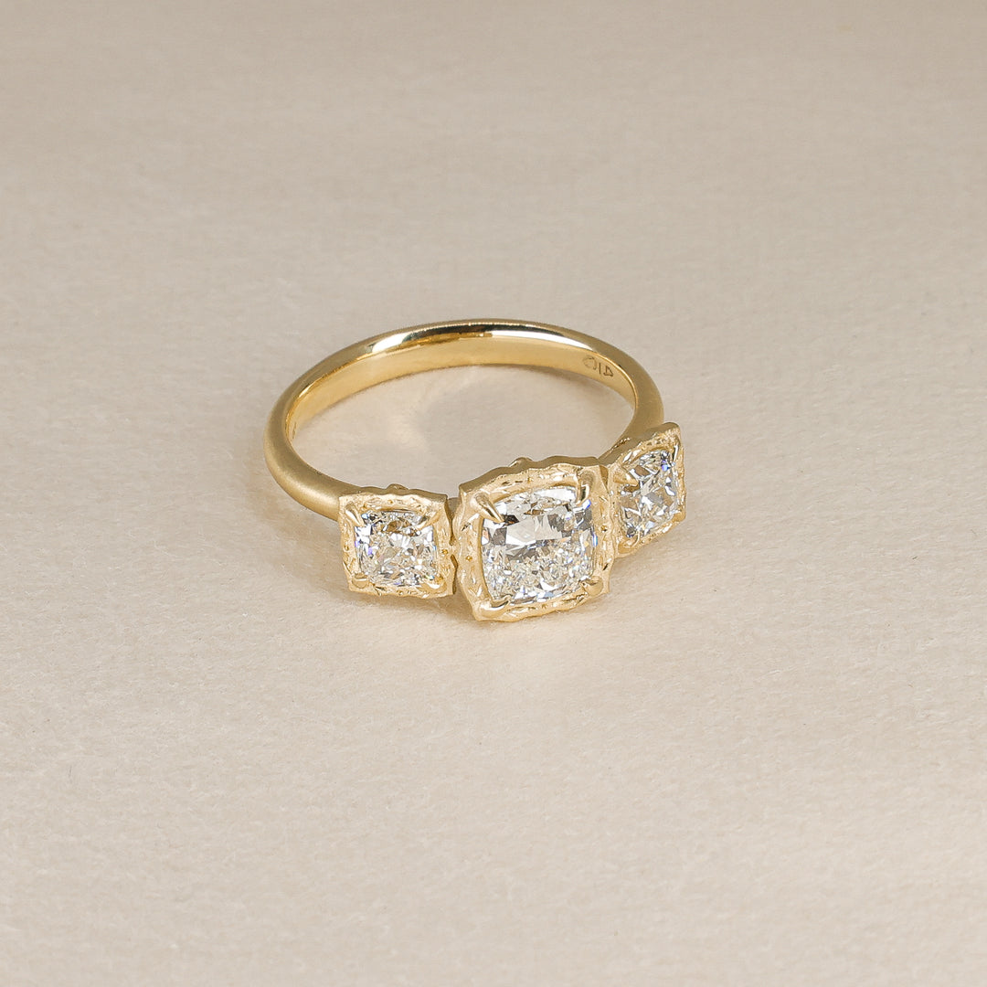 White and Yellow Gold Engagement Rings | Adel Chefridi White and Yellow Gold Engagement Rings | Adel Chefridi