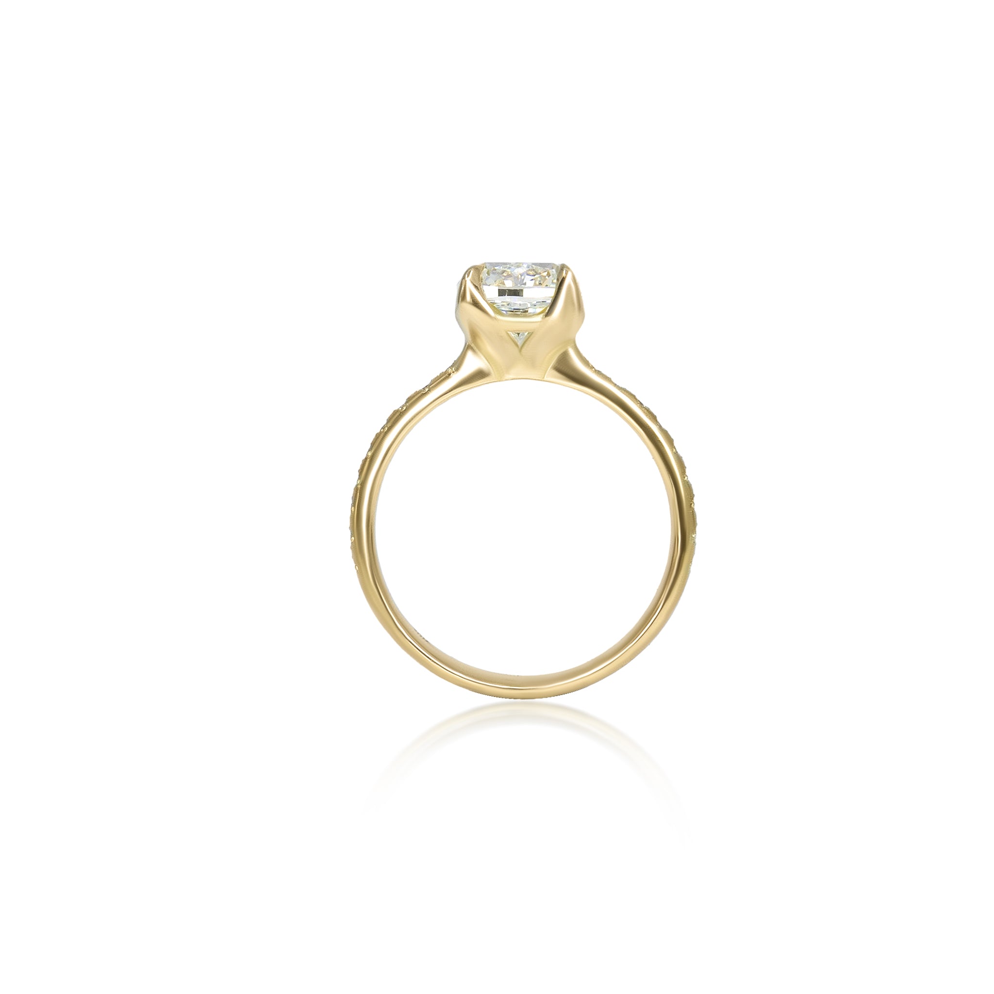 Cushion Rosehip Ring - 3.00ct