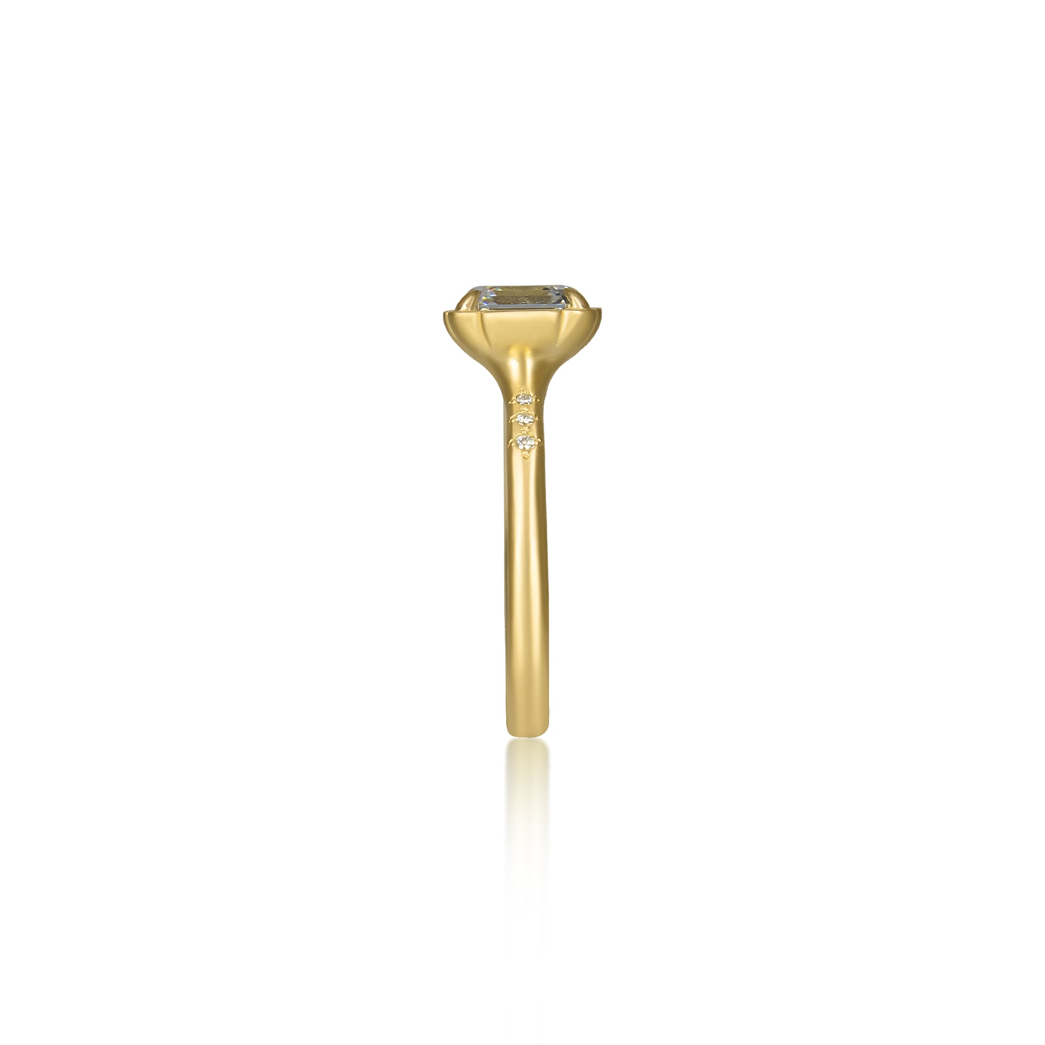 Asscher Cut Stillwater Ring - 1.76ct