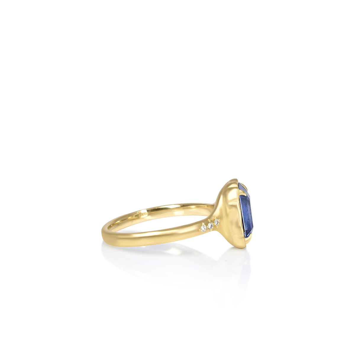 Step Cut Sapphire Stillwater Ring - 3.10ct