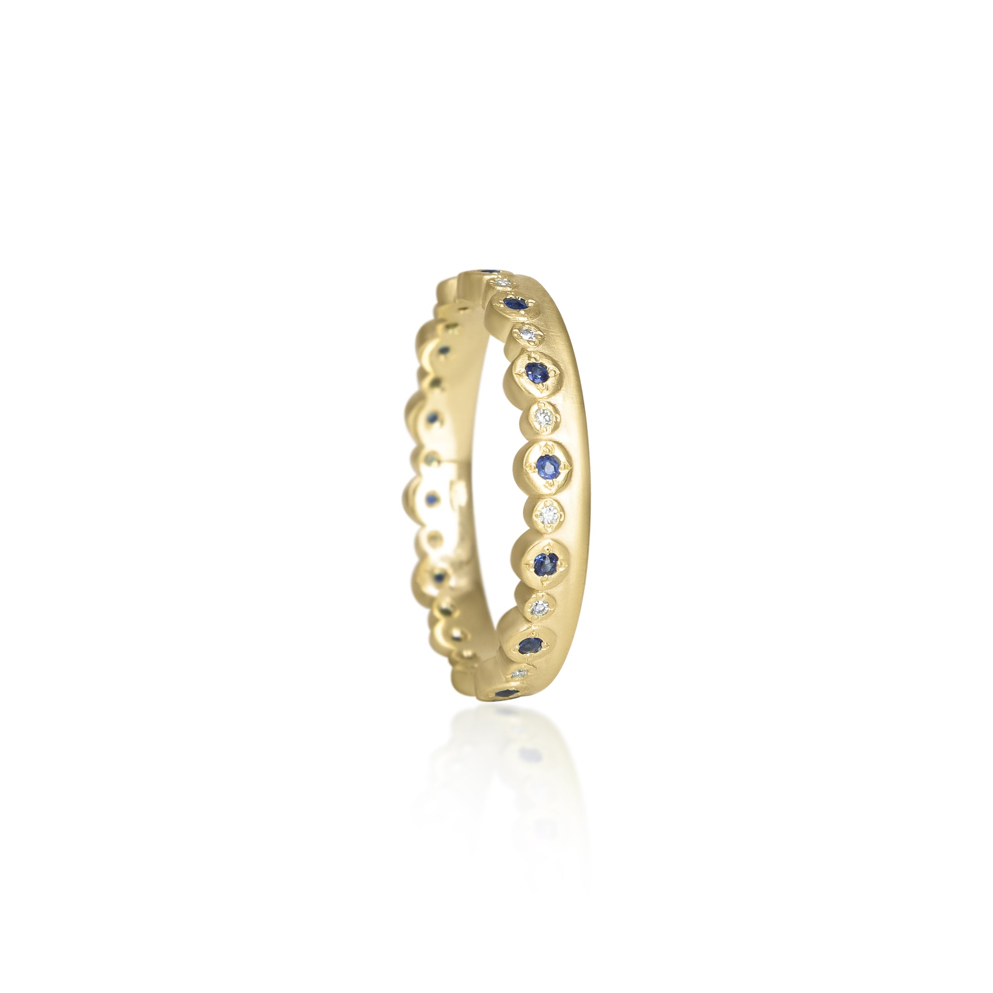 Rivers Edge Band in Sapphire
