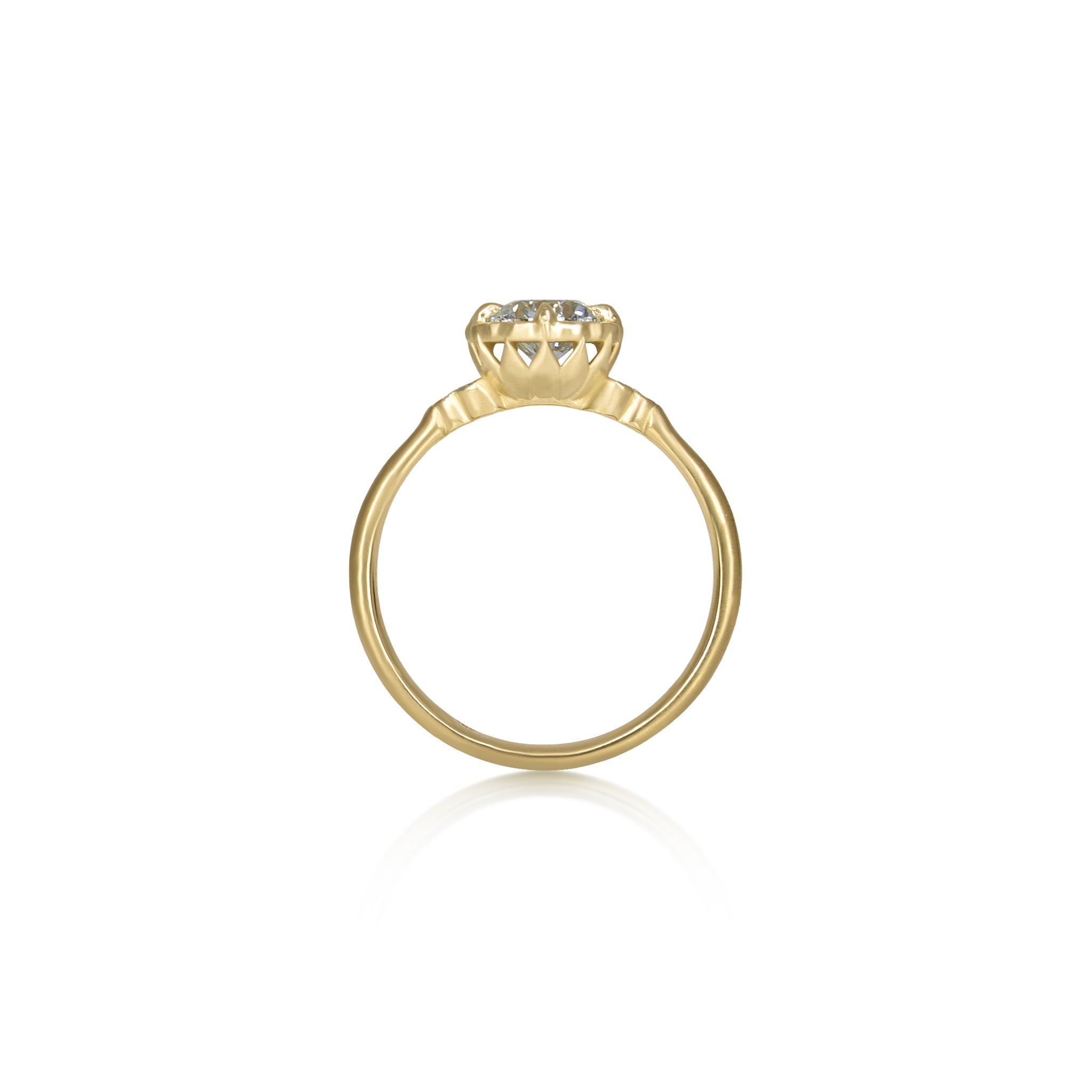 Round Luna Ring - 0.72ct