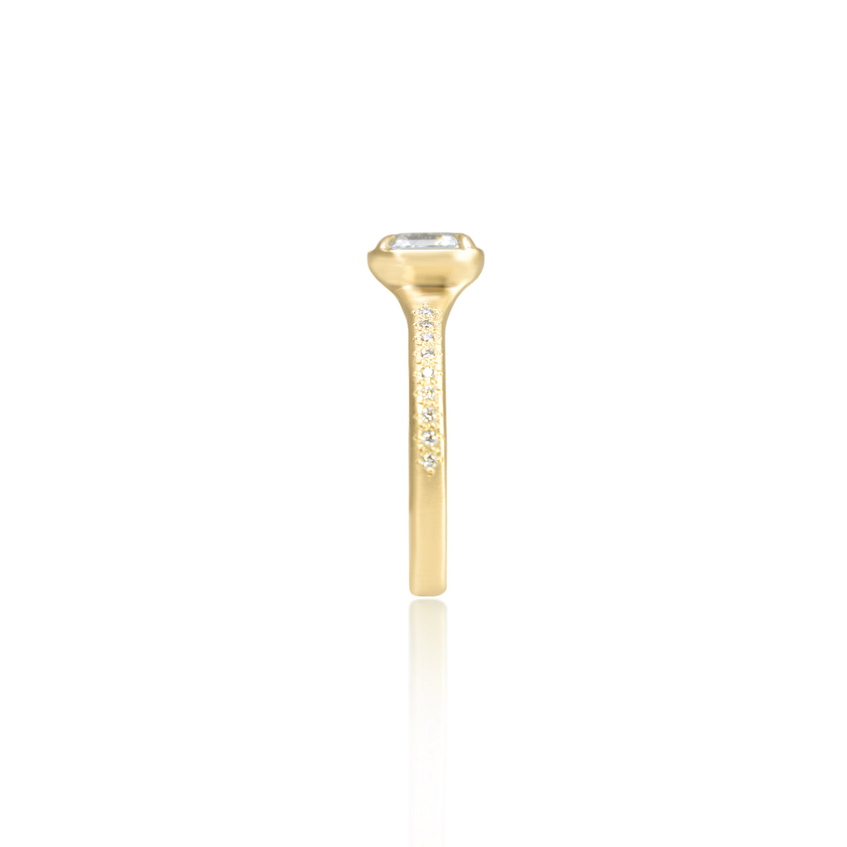 Asscher Cut Diamond Polaris Ring - 1.01ct