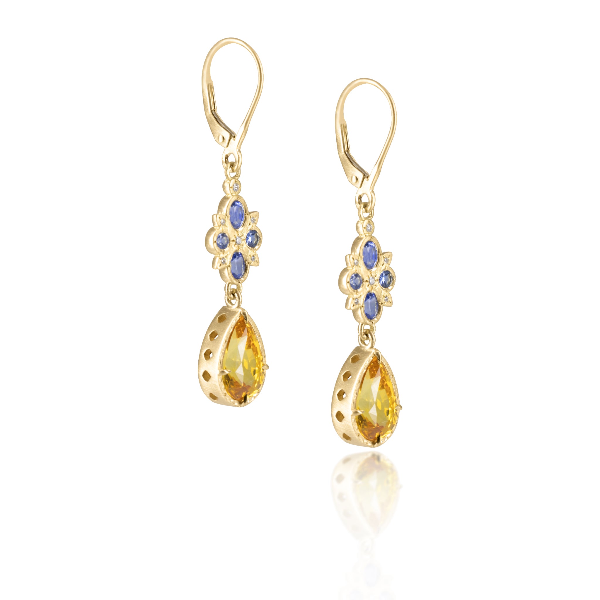 Floral Charm Earrings