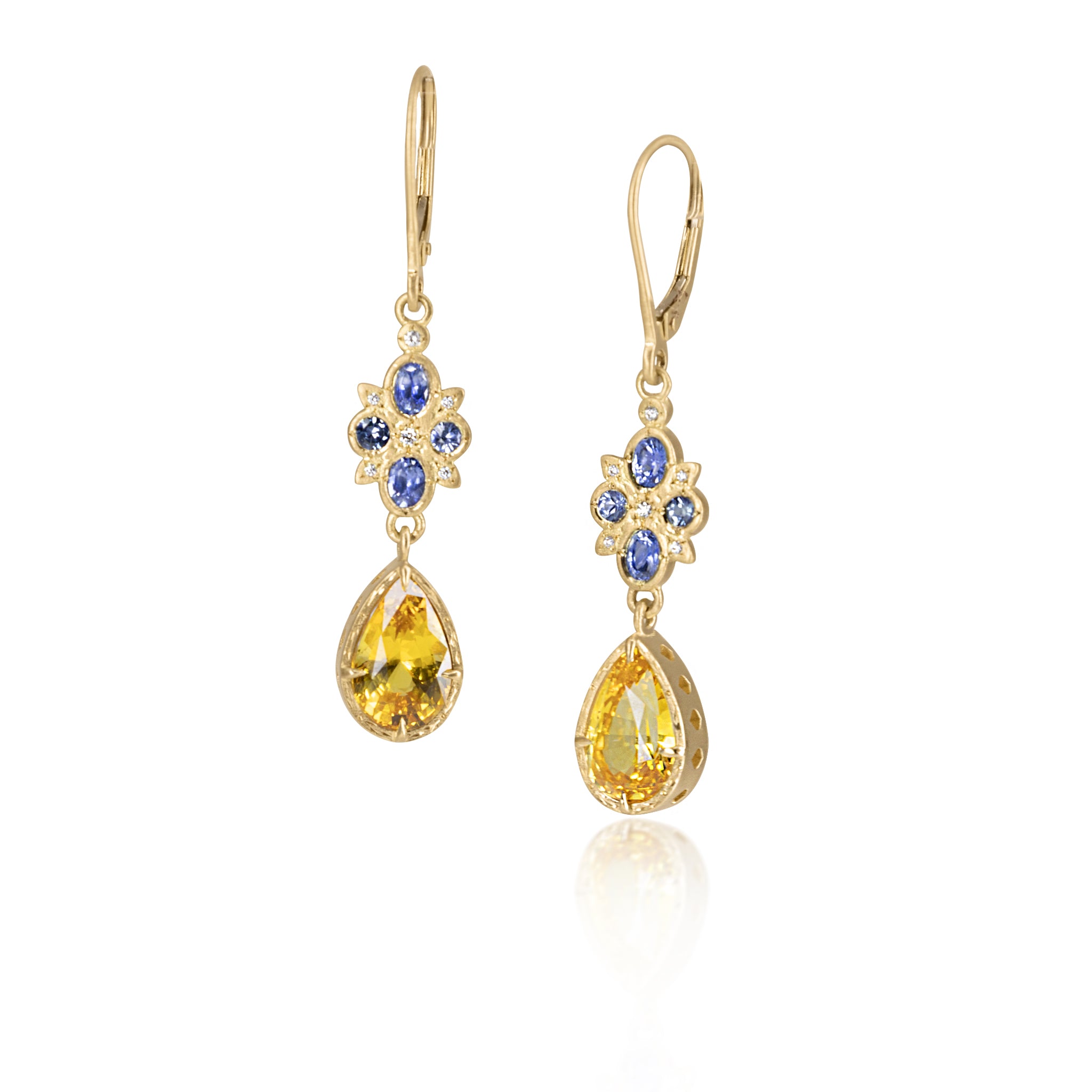 Floral Charm Earrings