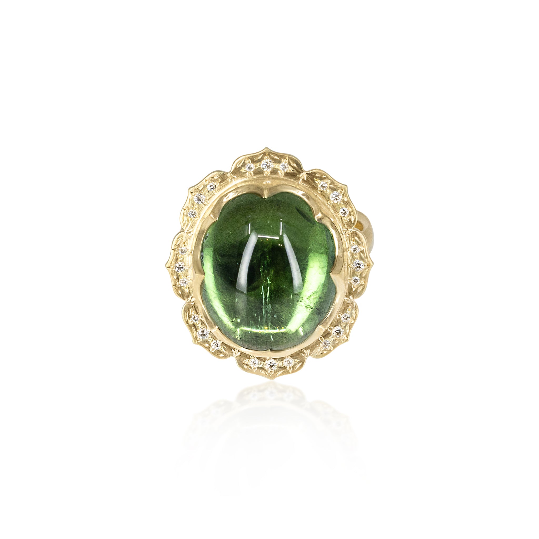 Tourmaline Crown Cocktail Ring