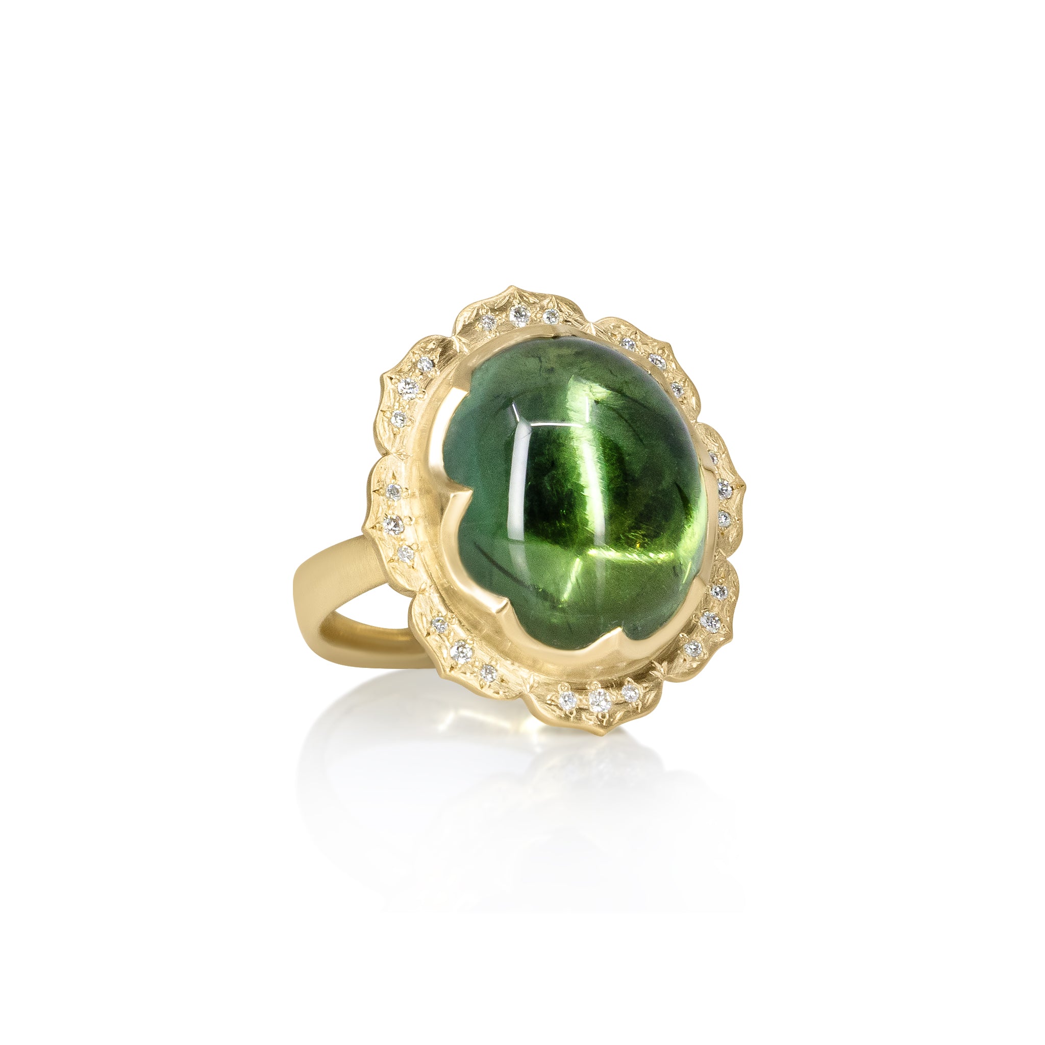 Tourmaline Crown Cocktail Ring