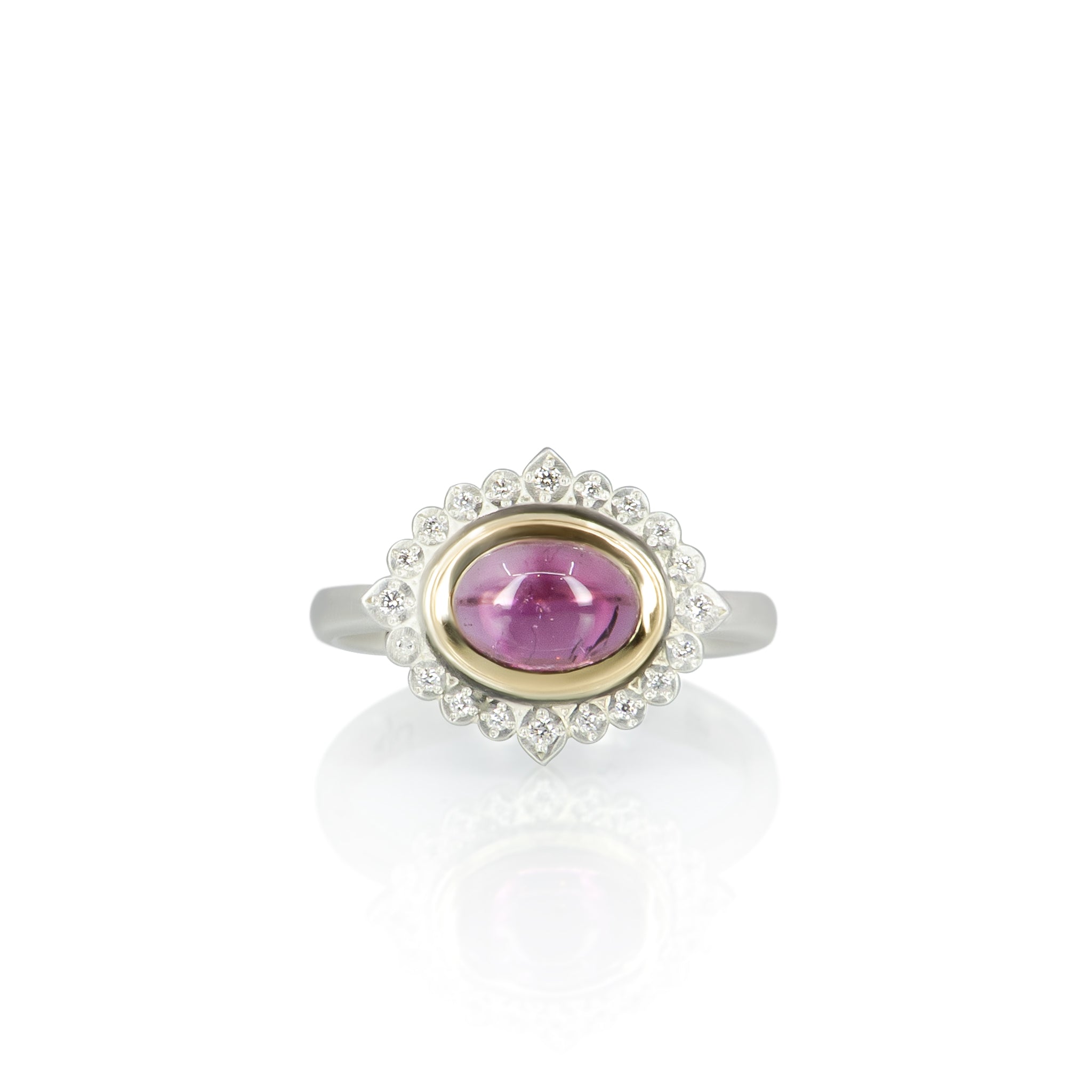 Pink Tourmaline Flame Ring - 1.12ct