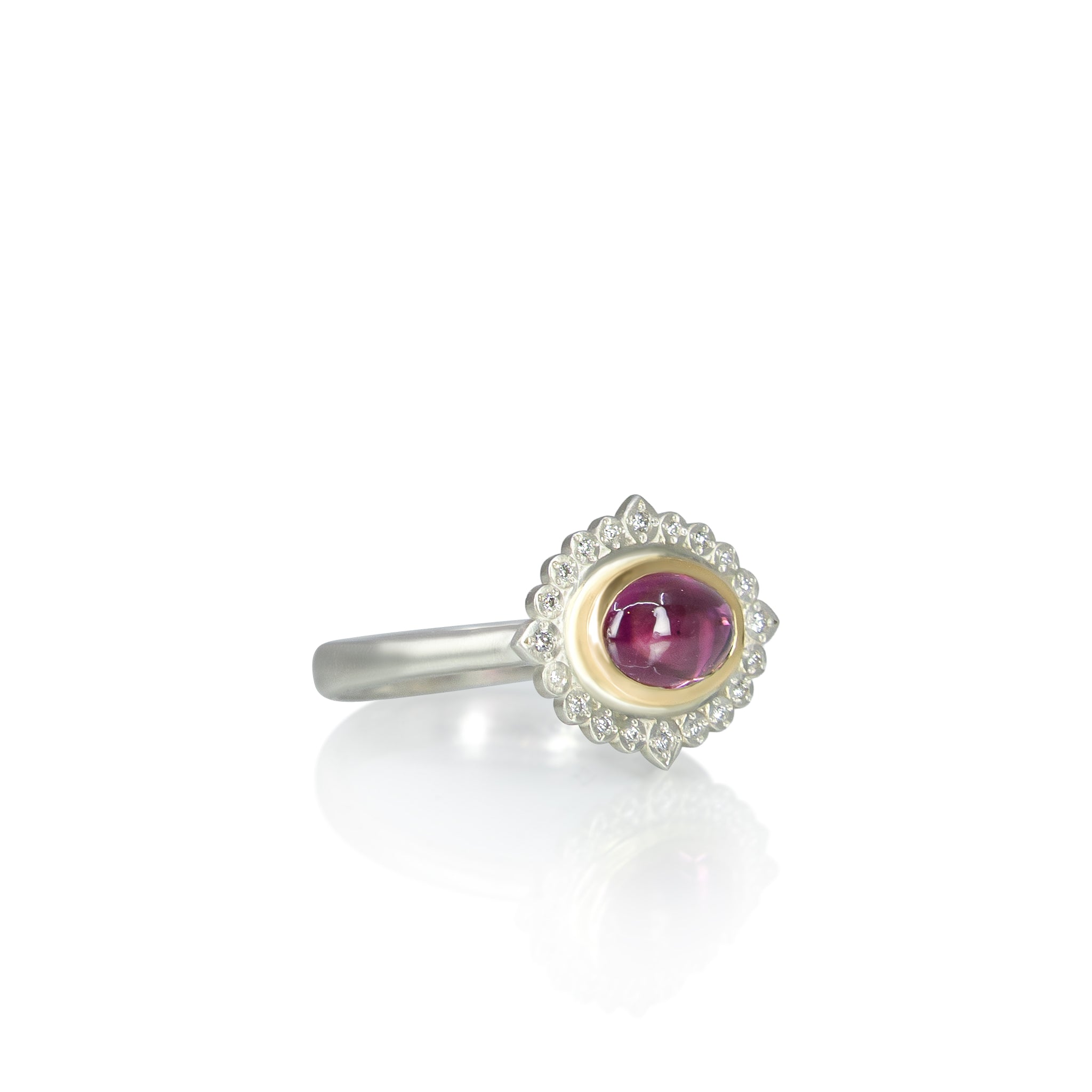 Pink Tourmaline Flame Ring - 1.12ct