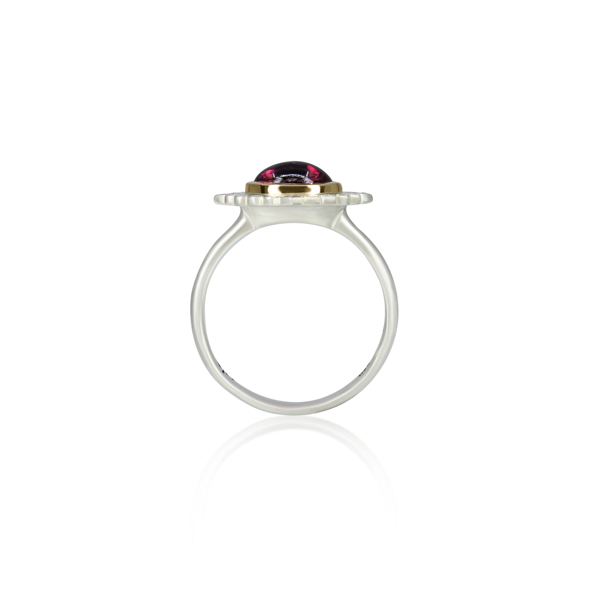 Pink Tourmaline Flame Ring - 1.12ct