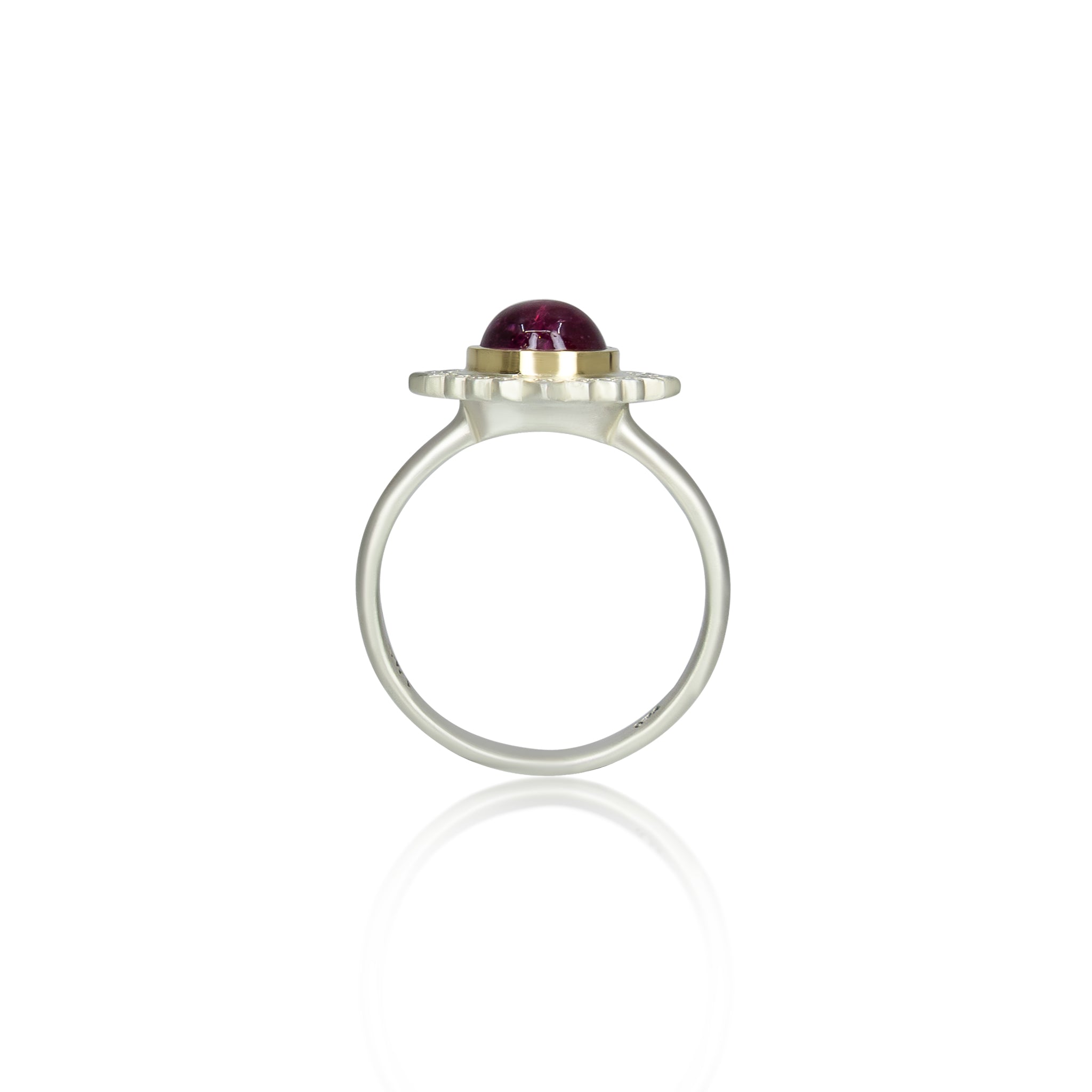 Pink Tourmaline Flame Ring - 1.10ct