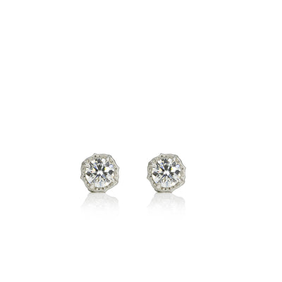 Platinum Lotus Studs