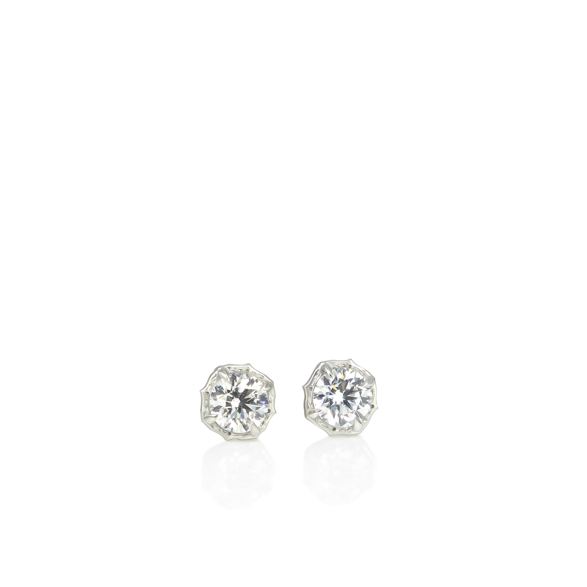 Platinum Lotus Studs