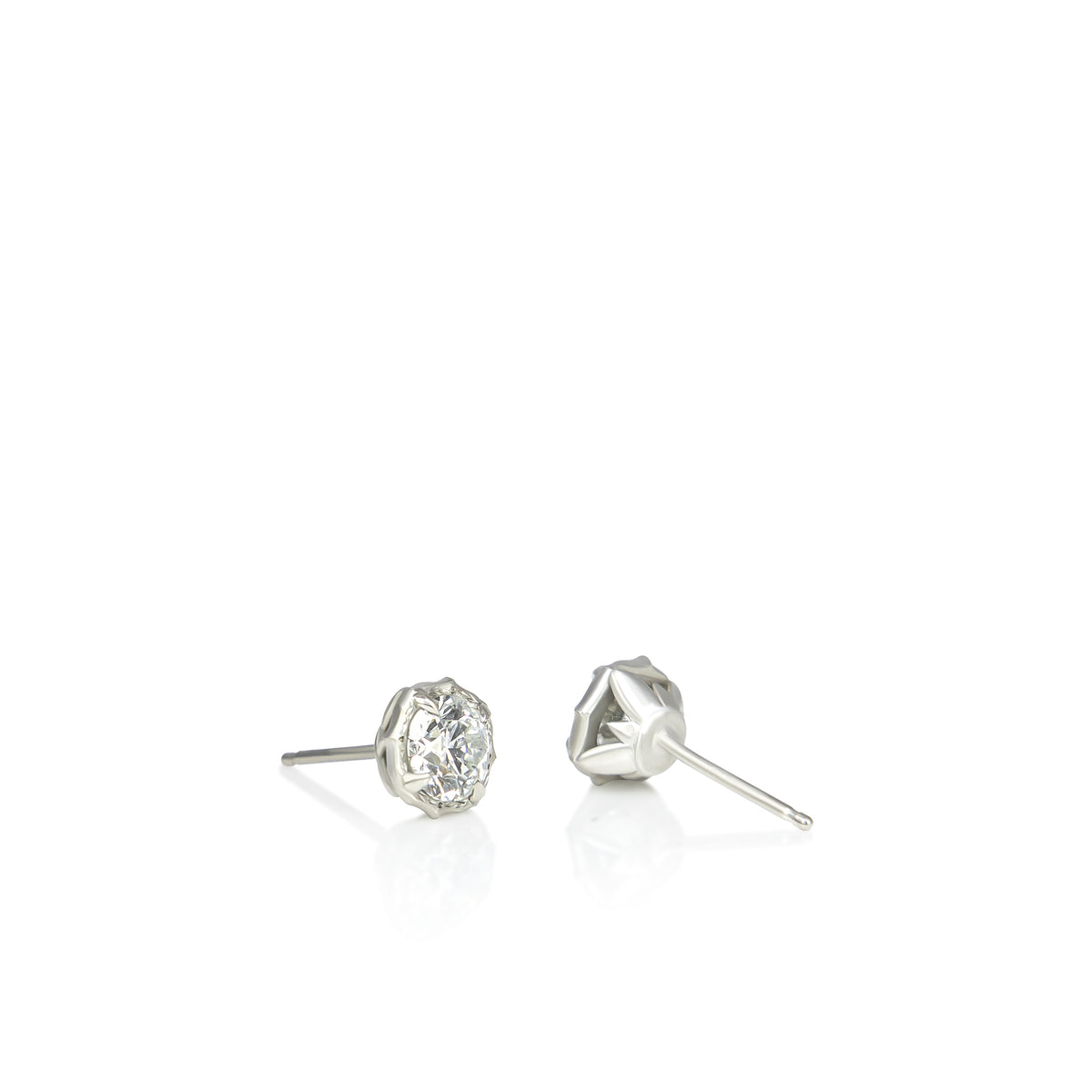 Platinum Lotus Studs