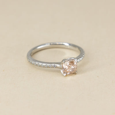 Pink Diamond Rosehip Ring