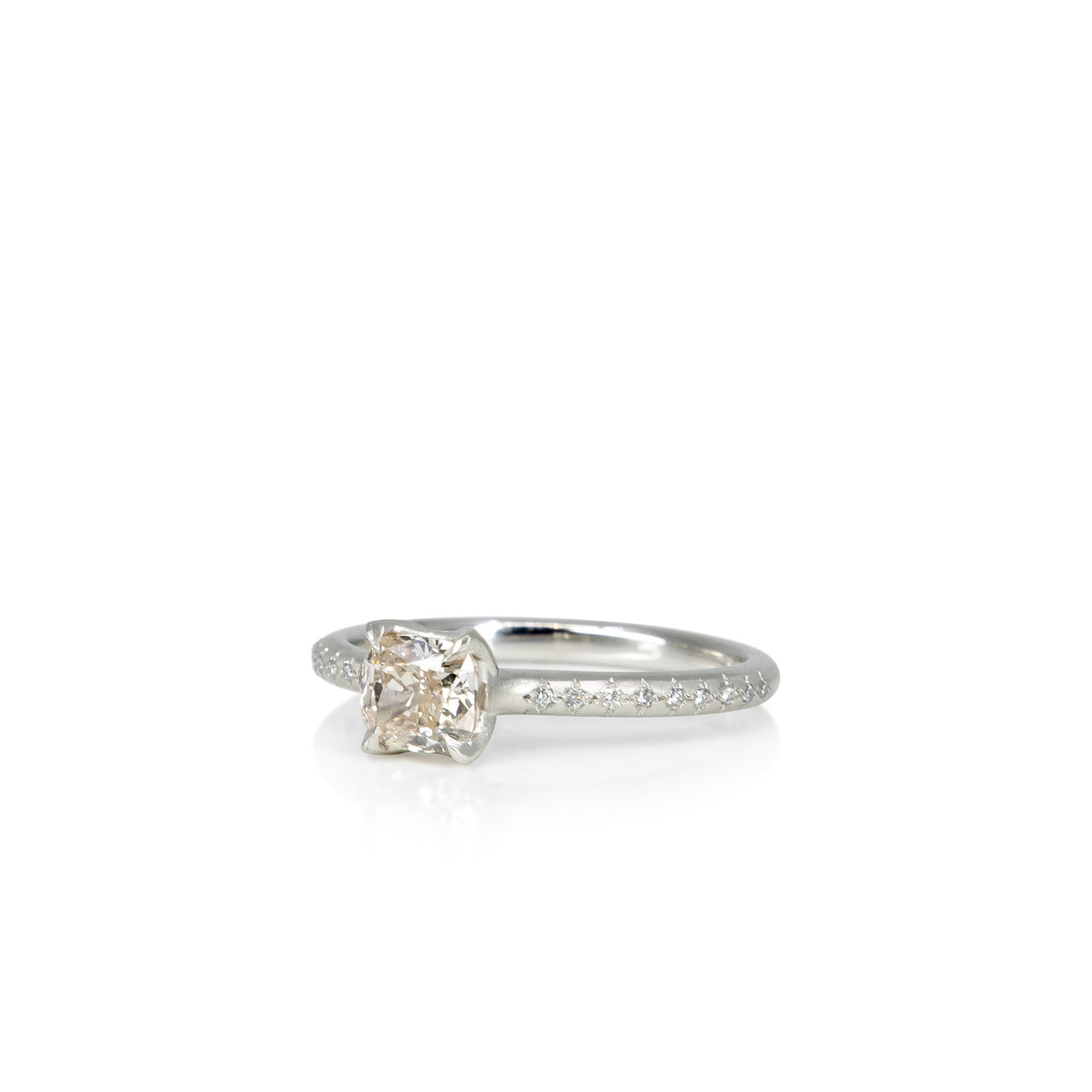 Pink Diamond Rosehip Ring