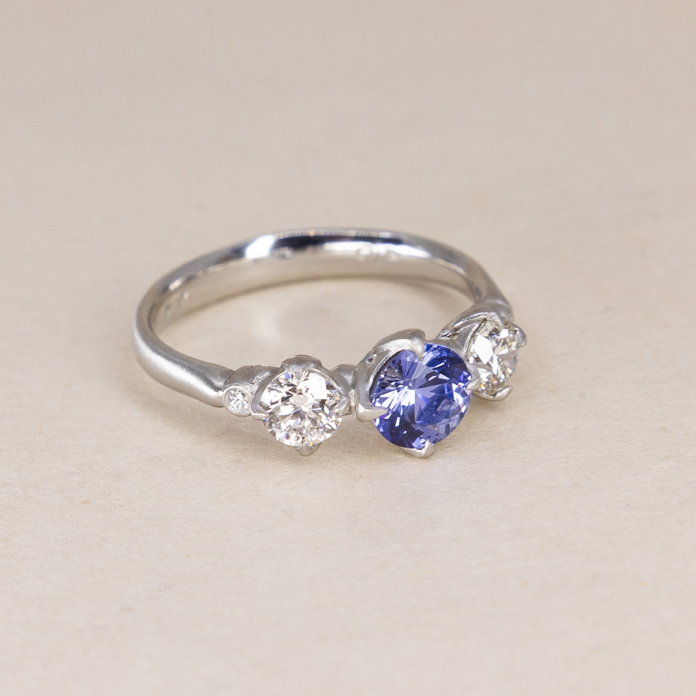 Sapphire Rambling Rose Ring