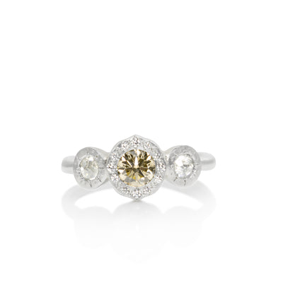 Horizon Three-Stone Ring