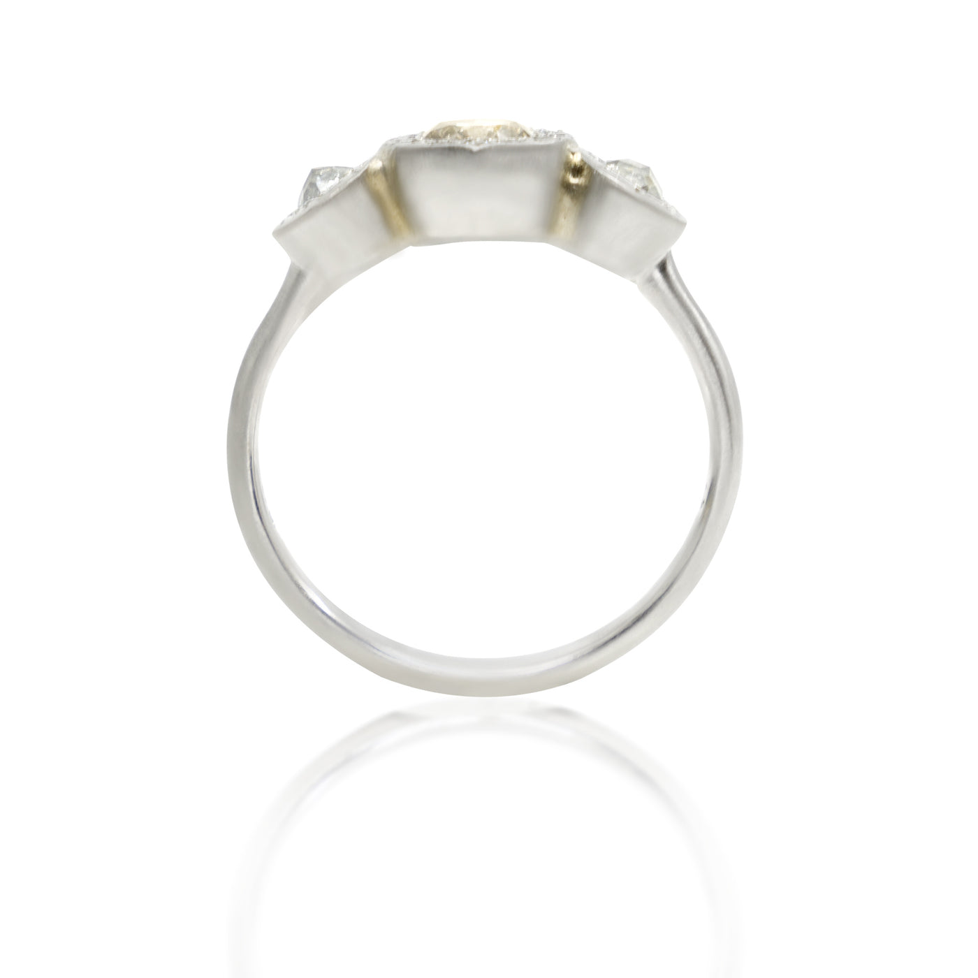 Horizon Three-Stone Ring
