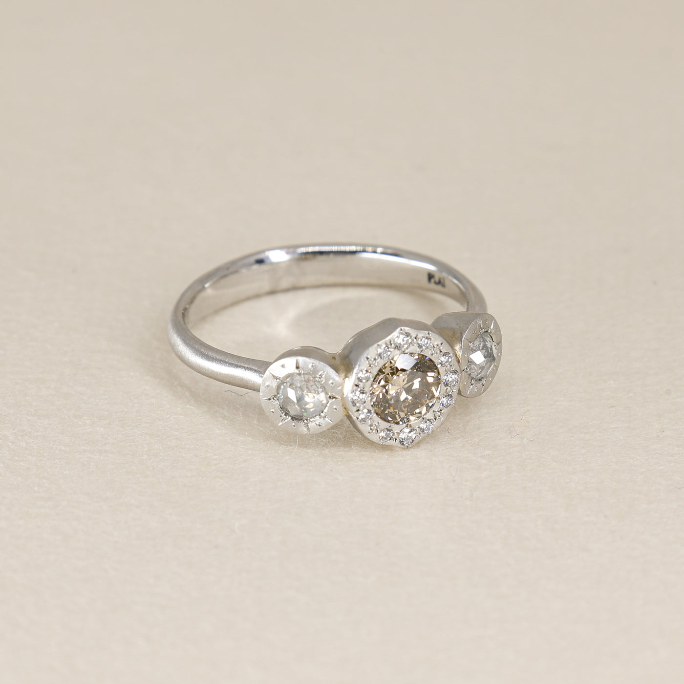 Horizon Three-Stone Ring