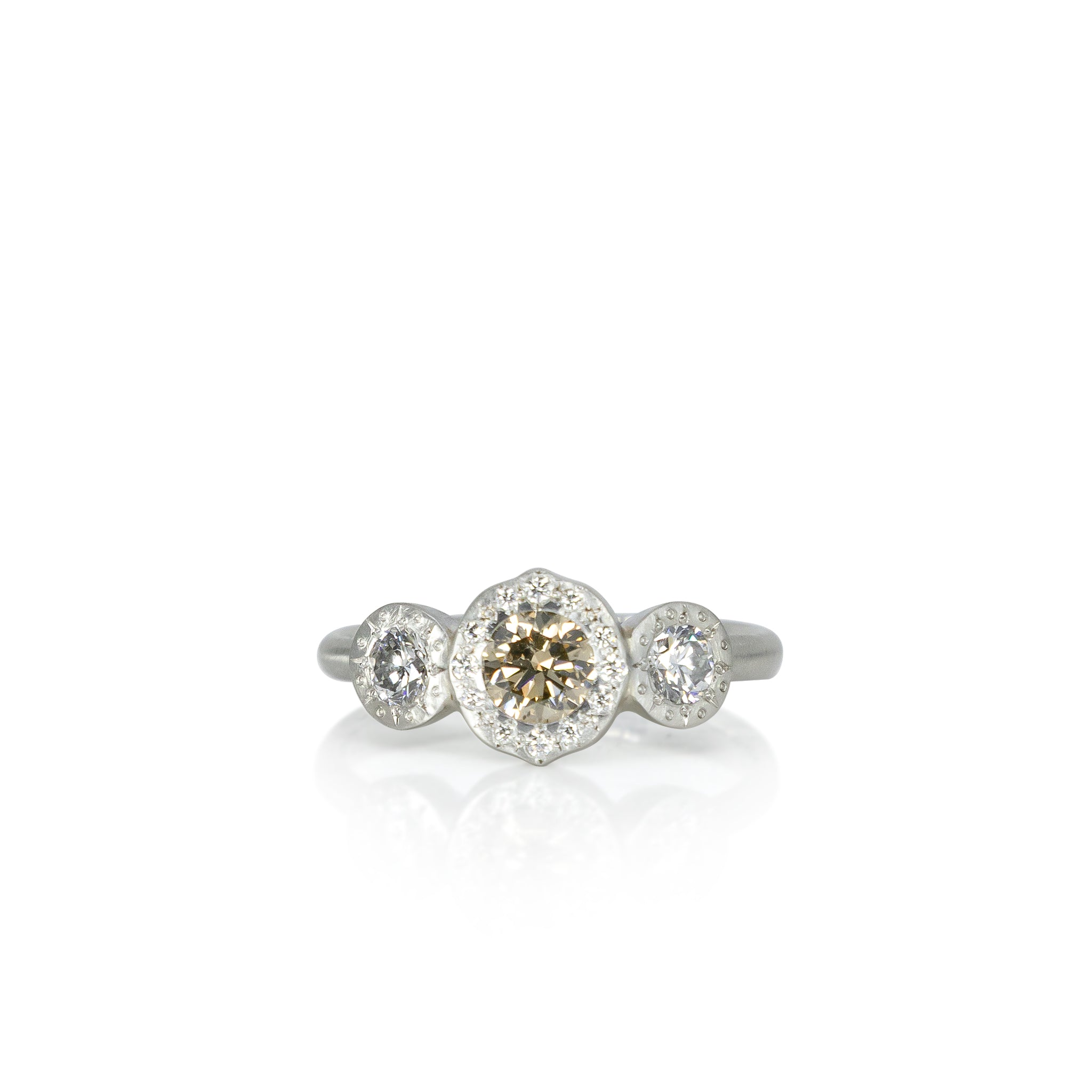 Horizon Three-Stone Ring