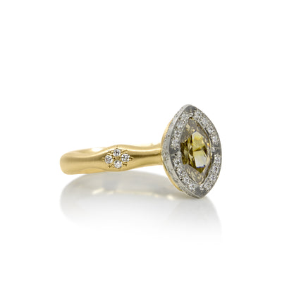 Two-Tone Marquise Ring