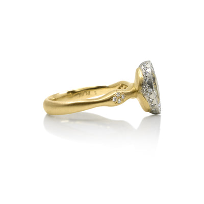 Two-Tone Marquise Ring