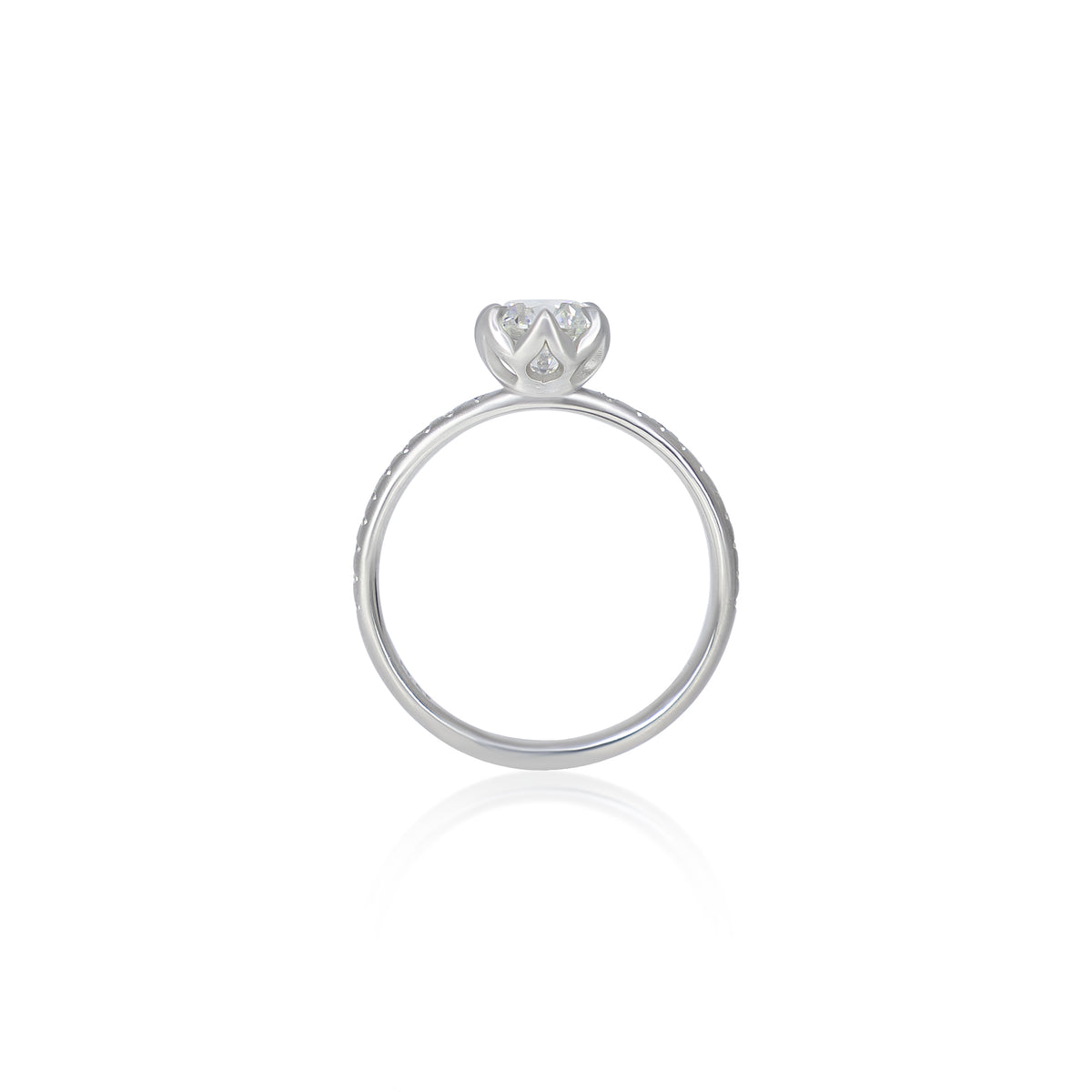 Platinum Honeycomb Ring - 0.90ct