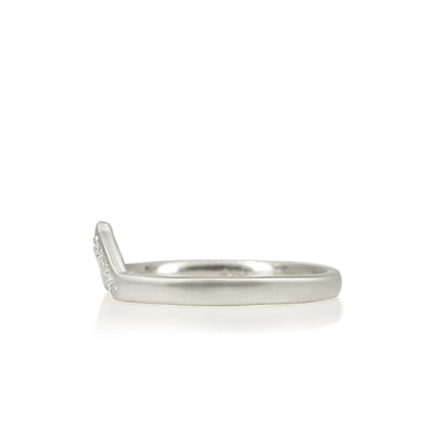 Rounded Nesting Band in Platinum