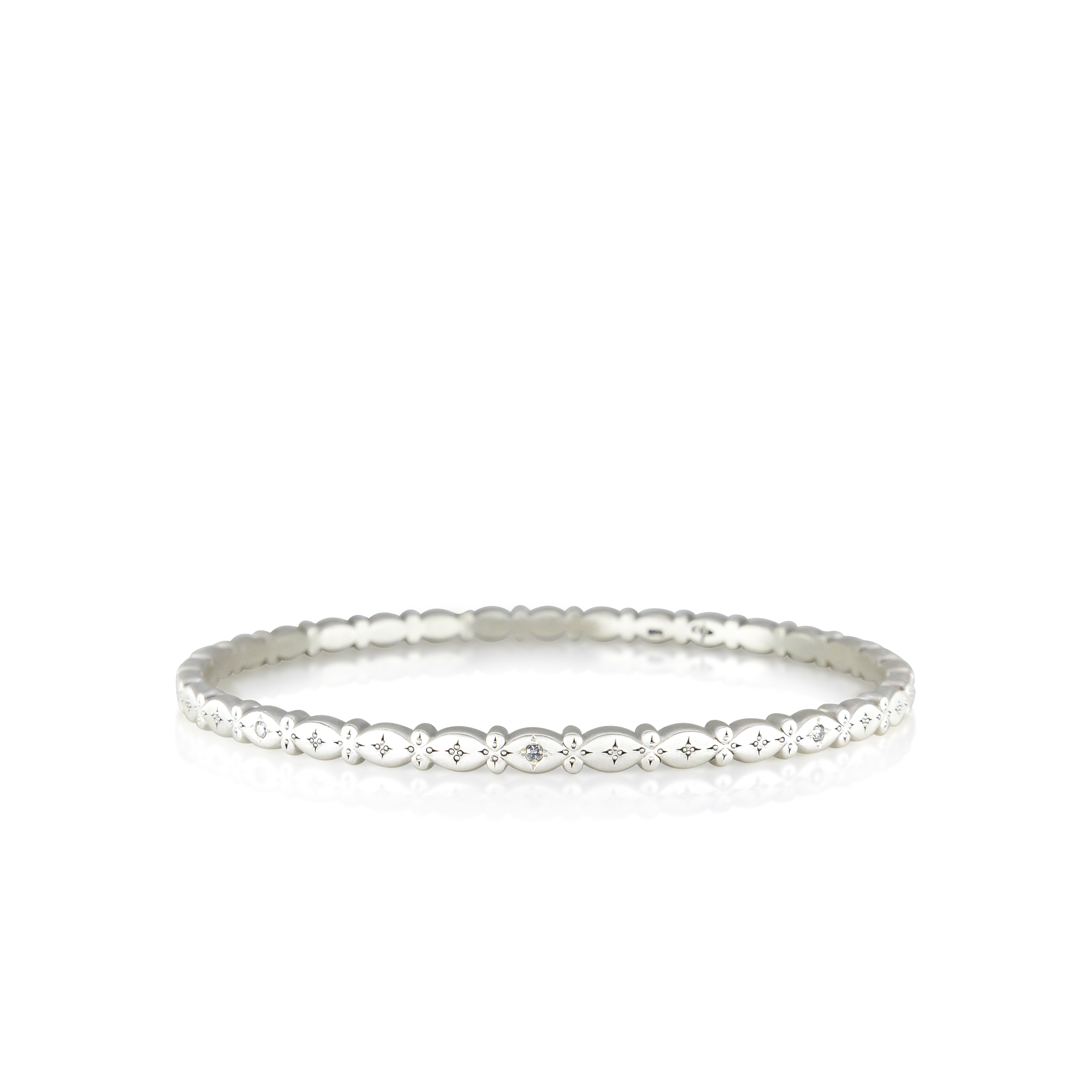 Silver Lights Bangle