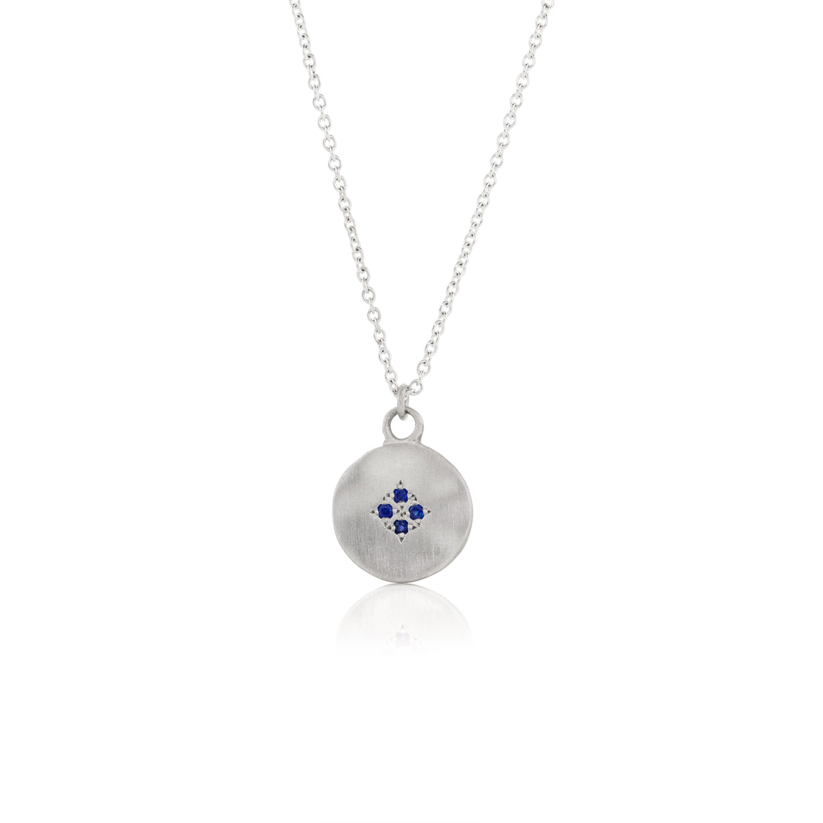 Silver Four Star Wave Pendant