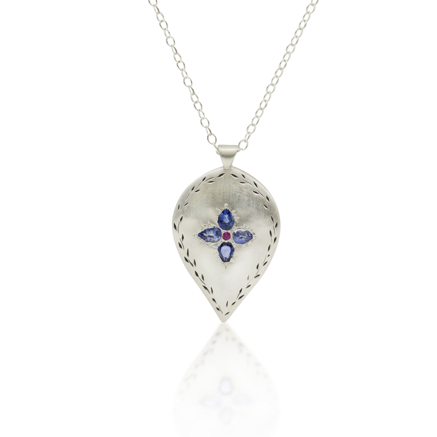 Silver Compass Rose