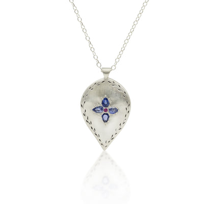 Silver Compass Rose