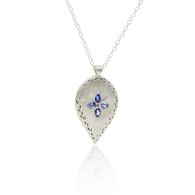 Silver Compass Rose