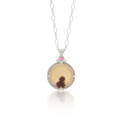 Scenic Agate Pendant