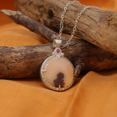 Scenic Agate Pendant