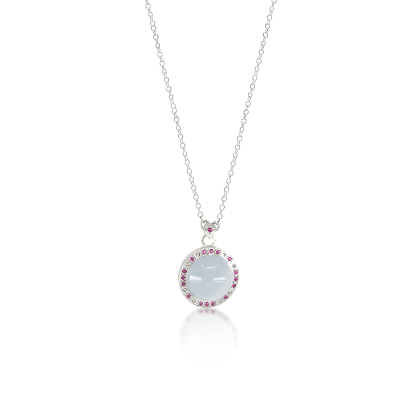 Round Bezel Set Pendant