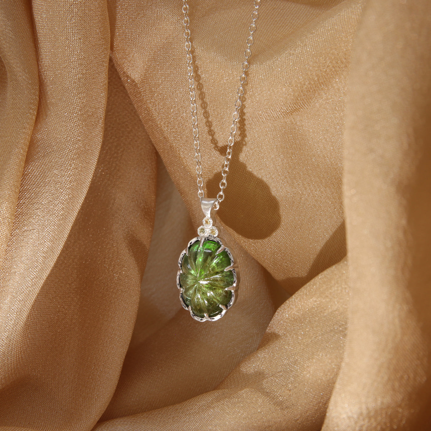 Green Tourmaline Pendant