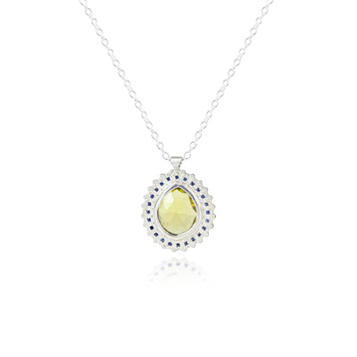 Organic Yellow Tourmaline Pendant