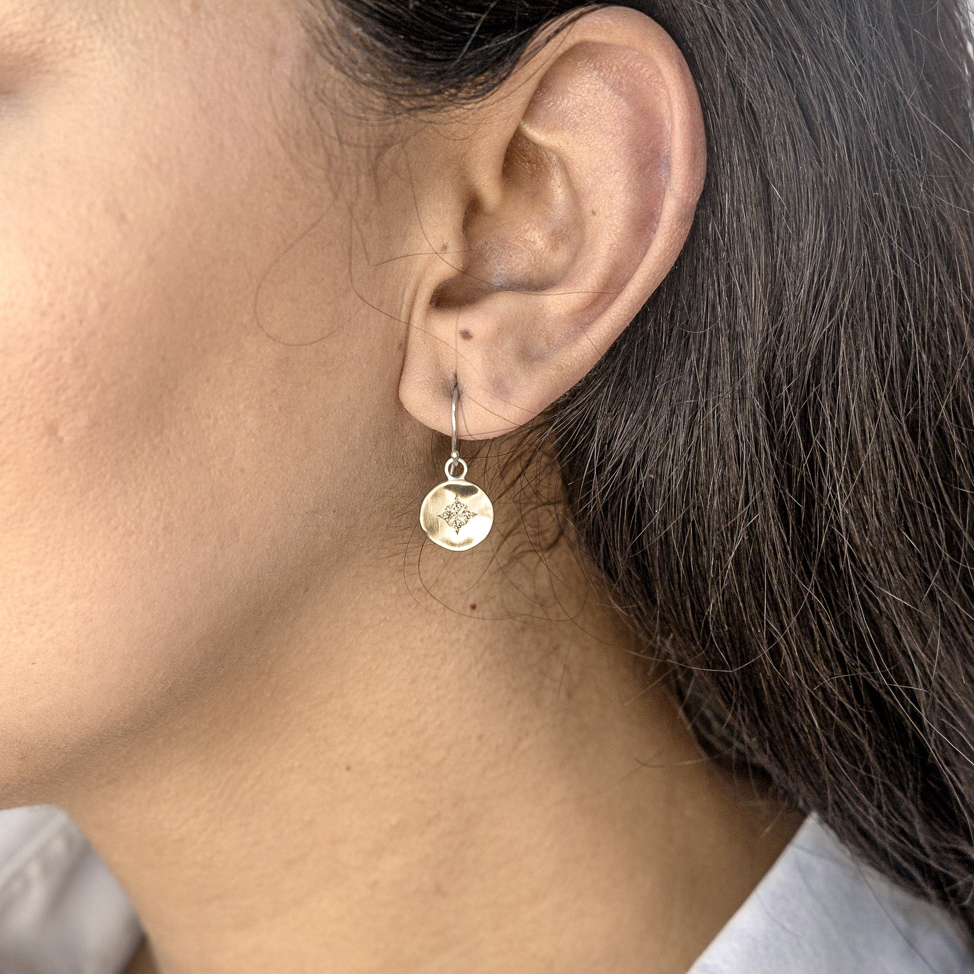 Four Star Wave Earrings