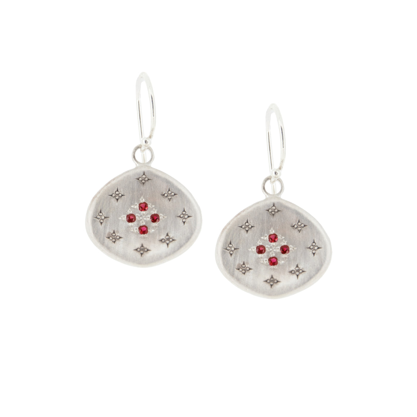 Four Star Silver Lights Earrings