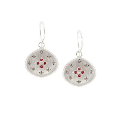 Four Star Silver Lights Earrings