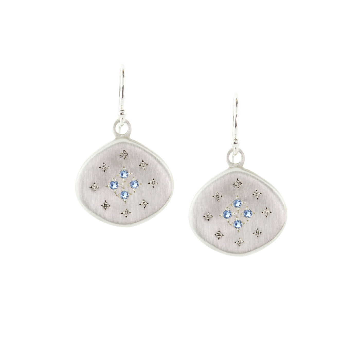 Four Star Silver Lights Earrings