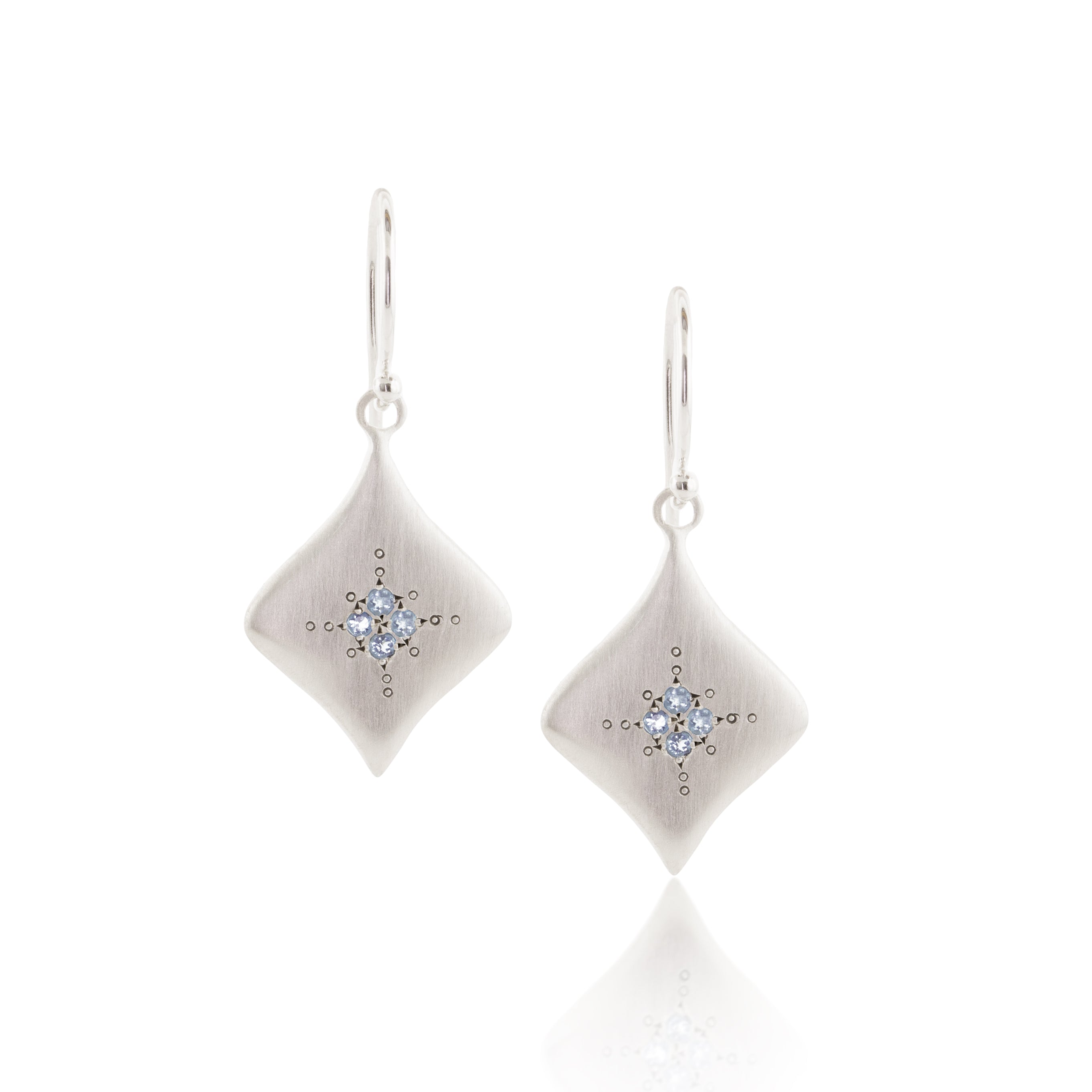 Silver Night Earrings